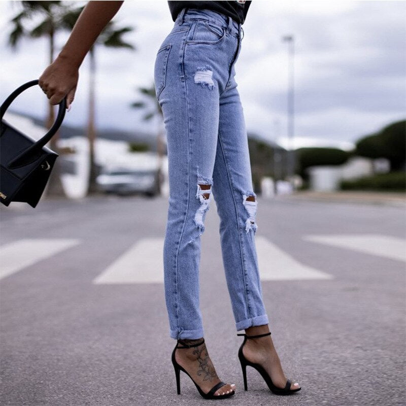 Distressed Skinny Jeans