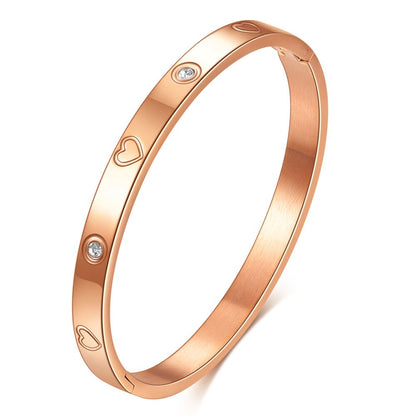 VQYSKO 4mm Stainless Steel Bangles