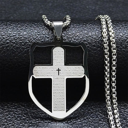 Bible Cross Necklace