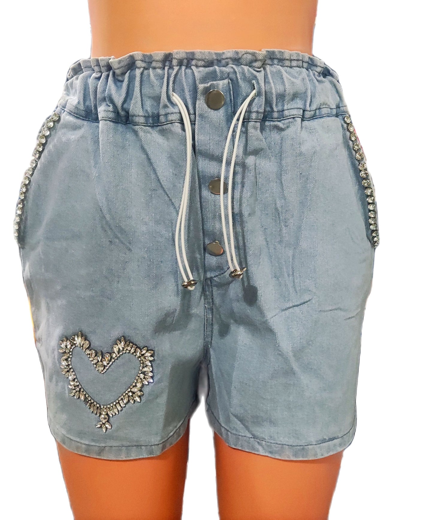 Loose Denim Shorts