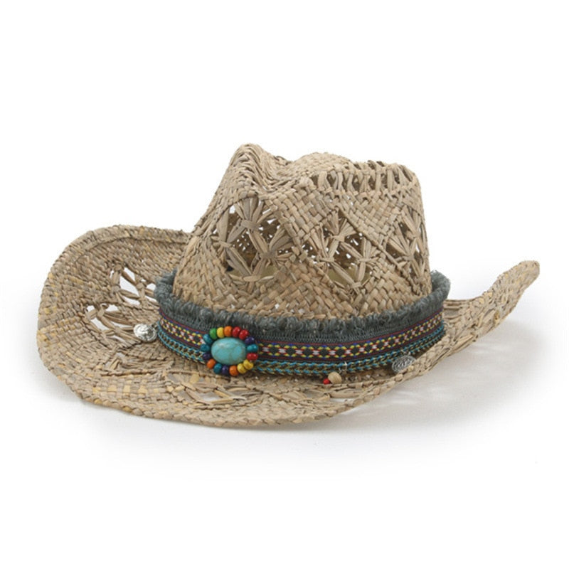 Hollowed Straw Cowboy Hat
