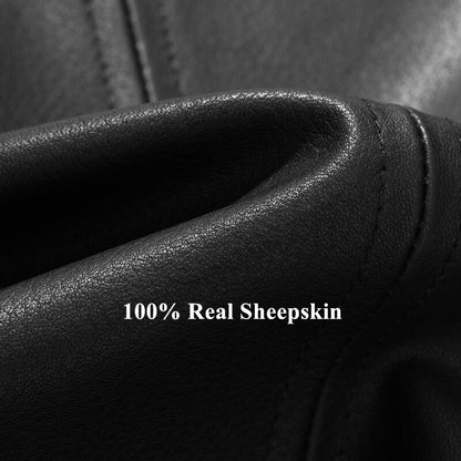 GOURS Winter Leather Jacket