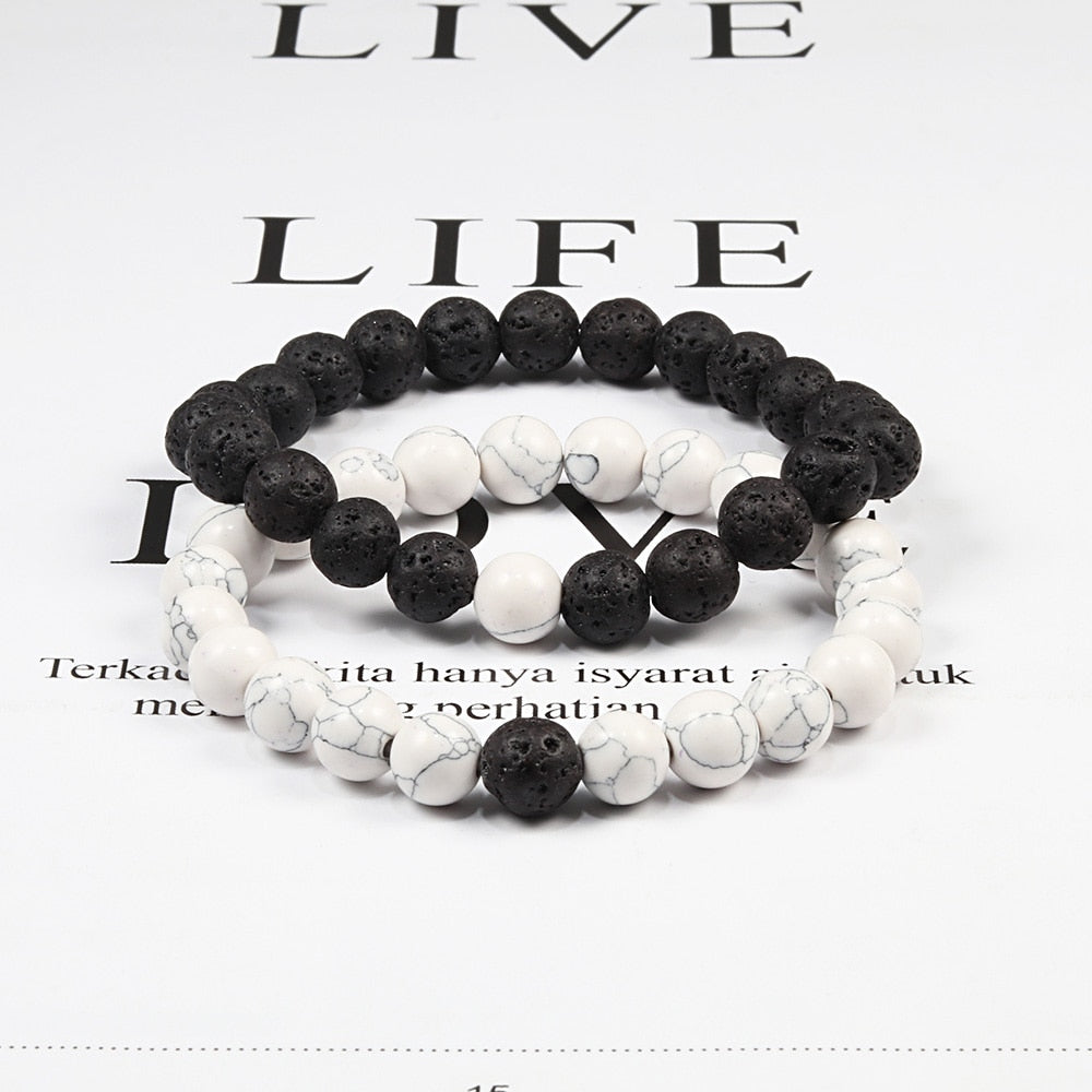 Lava Stone Beaded Bracelet