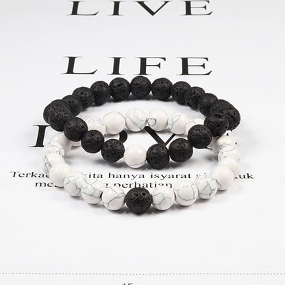 Lava Stone Beaded Bracelet