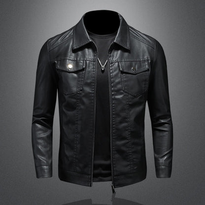 Fashion Faux Leather Jacket