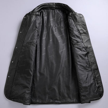 Winter Leather Coat