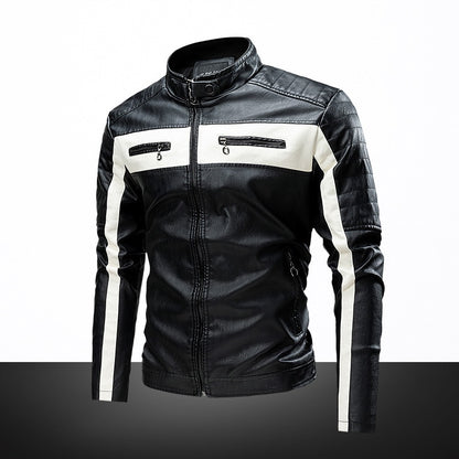 Faux Leather Biker Jacket