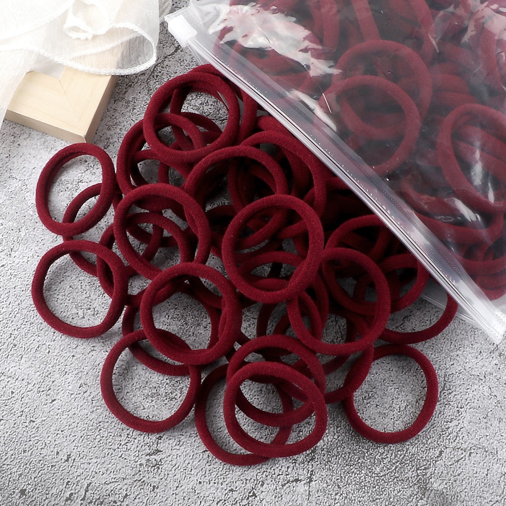 50 Piece Elastic Hair Bands