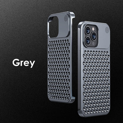 Luxury Metal Cooling Phone Case For iPhone
