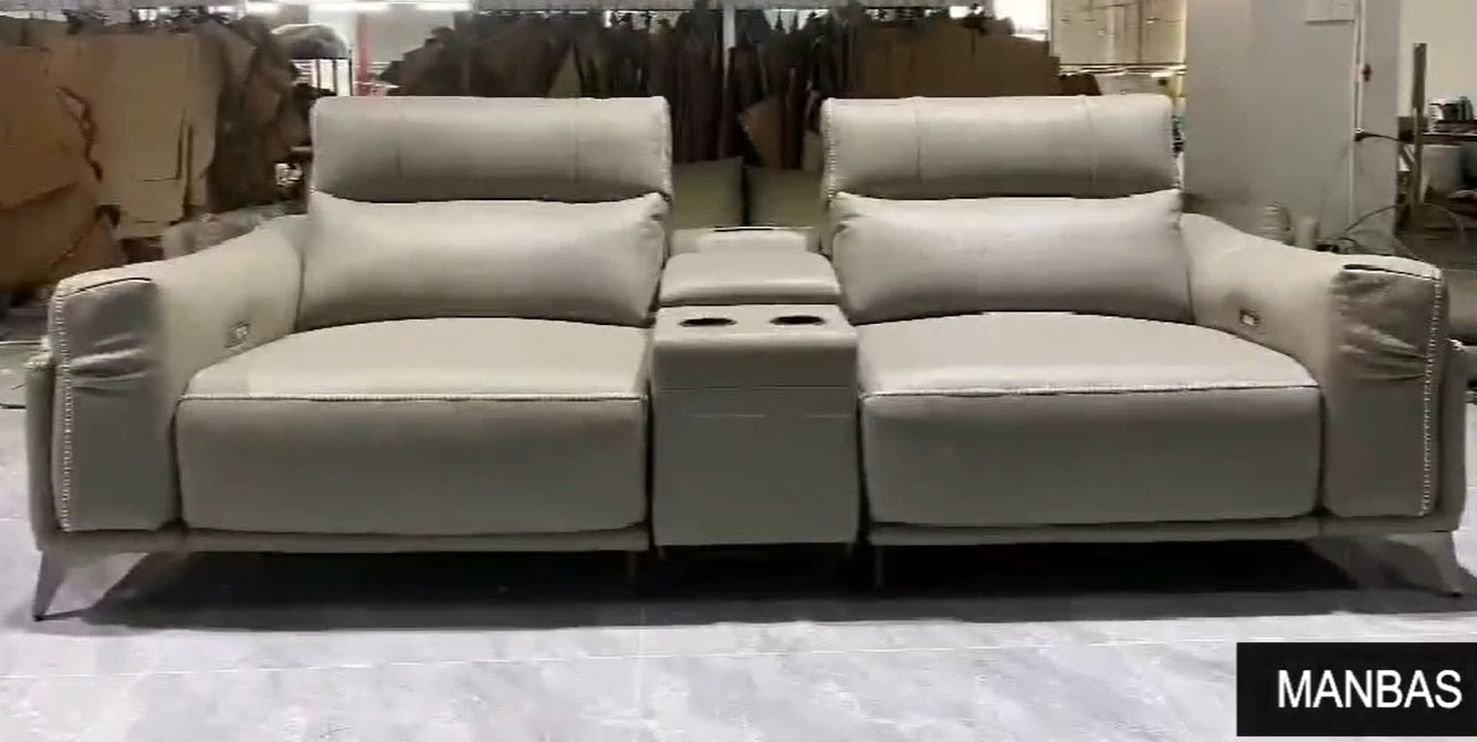 Electric Reclining Smart Sofa Set