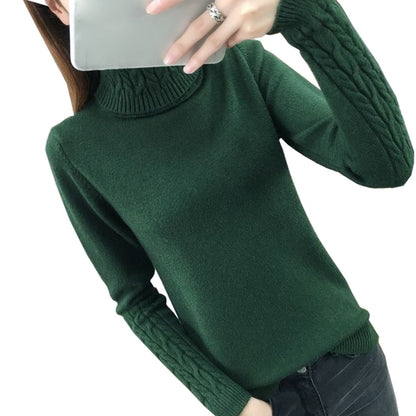 Woolen Turtleneck Pullover