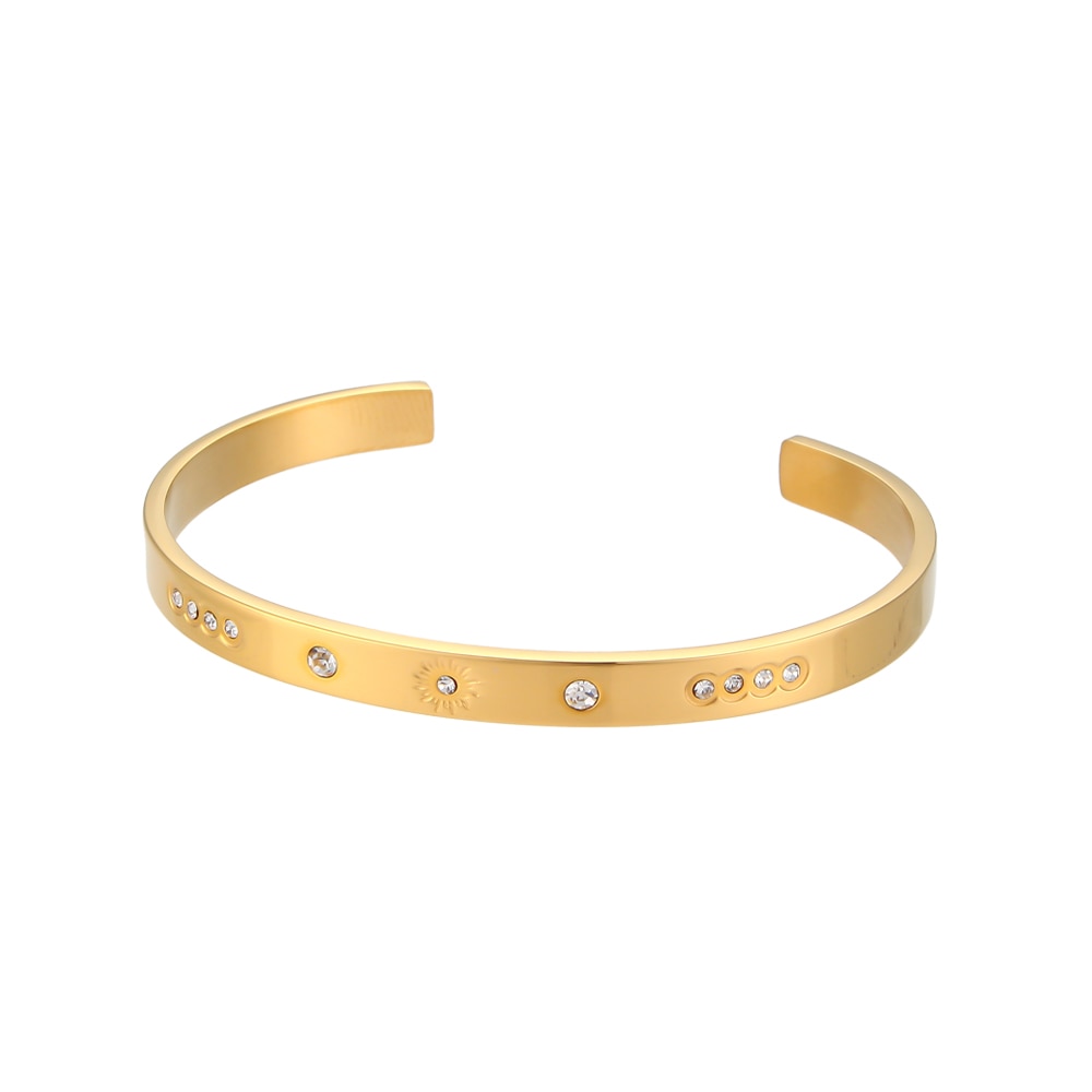 18K Gold Plated Waterproof Bangles