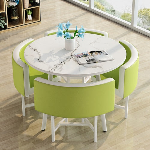 Modern Round Dining Table Set