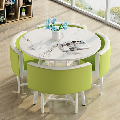 Modern Round Dining Table Set