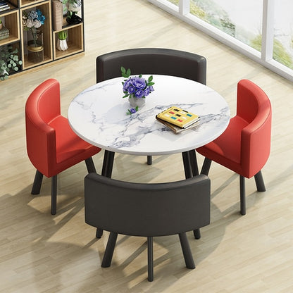 Modern Round Dining Table Set