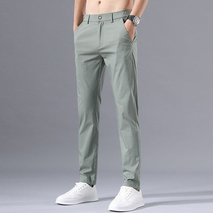 Casual Ice Silk Trousers