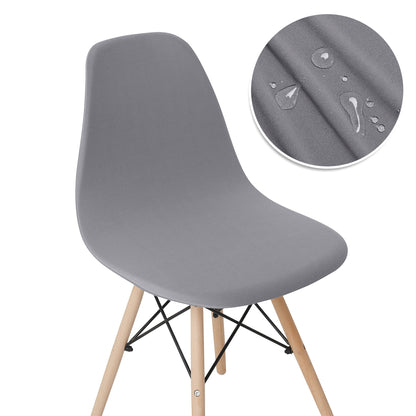 Solid Color Shell Chair Cover
