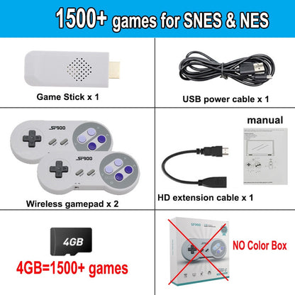 SF900 Retro 1500 Game Stick w/ Controllers