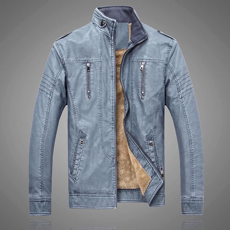 Retro Faux Leather Jacket