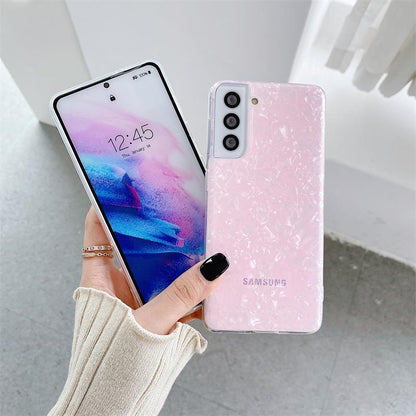Glitter Shell Pattern Case For Samsung Galaxy