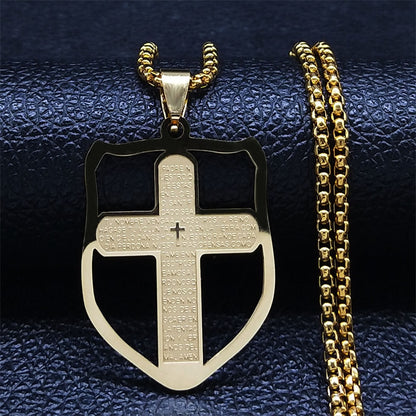 Bible Cross Necklace