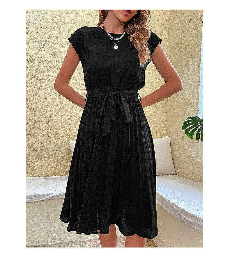 Radiant Sunburst Cocktail Dress