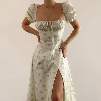 Enchanting Floral A-Line Dress