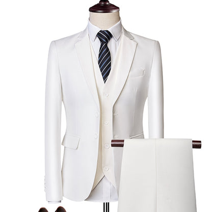 Three-Piece Slim Fit Suit