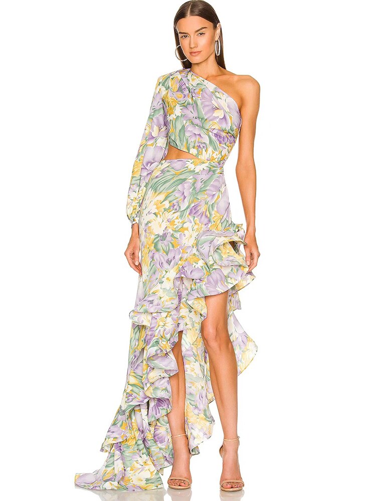 Designer Floral Dress