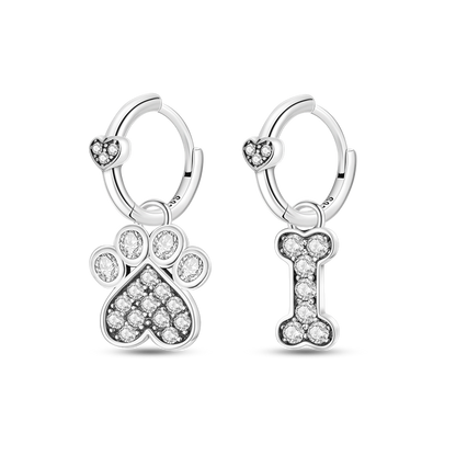 925 Silver Heart CZ Earrings