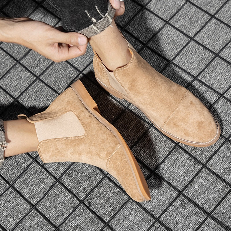 Suede Chelsea Boots