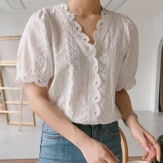 Lacy Hollow Top