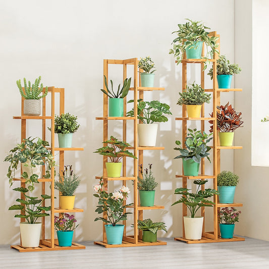 5/6 Tier Bamboo Plant Shelf