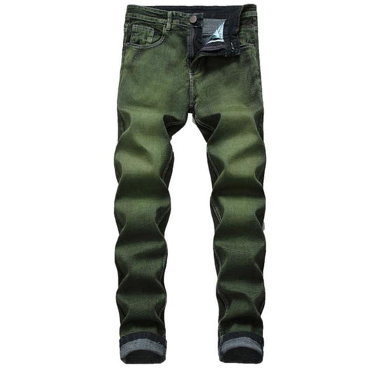 Straight Green Jeans