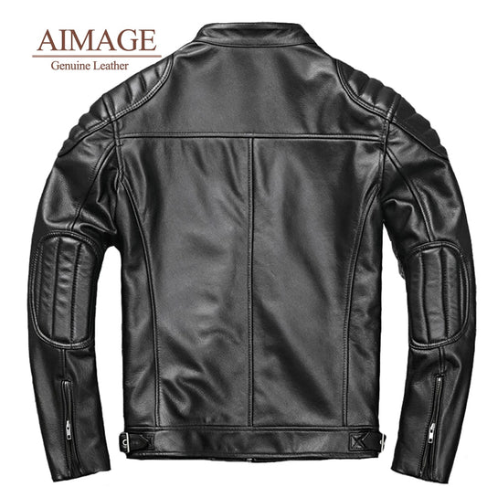 AIMAGE Leather Jacket
