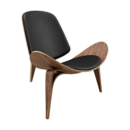 |14:200143091#Walnut Black leather