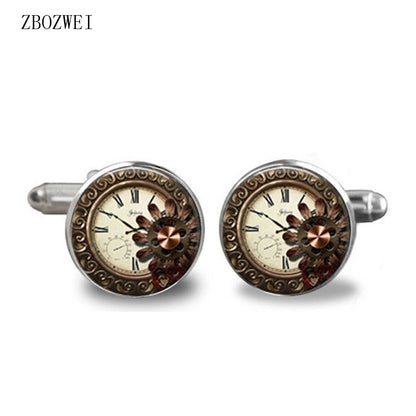 Flower Gear Cufflinks