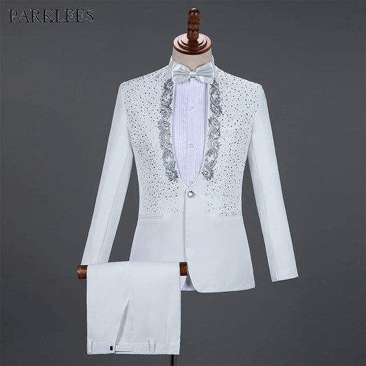 Crystal Embroidered Suit