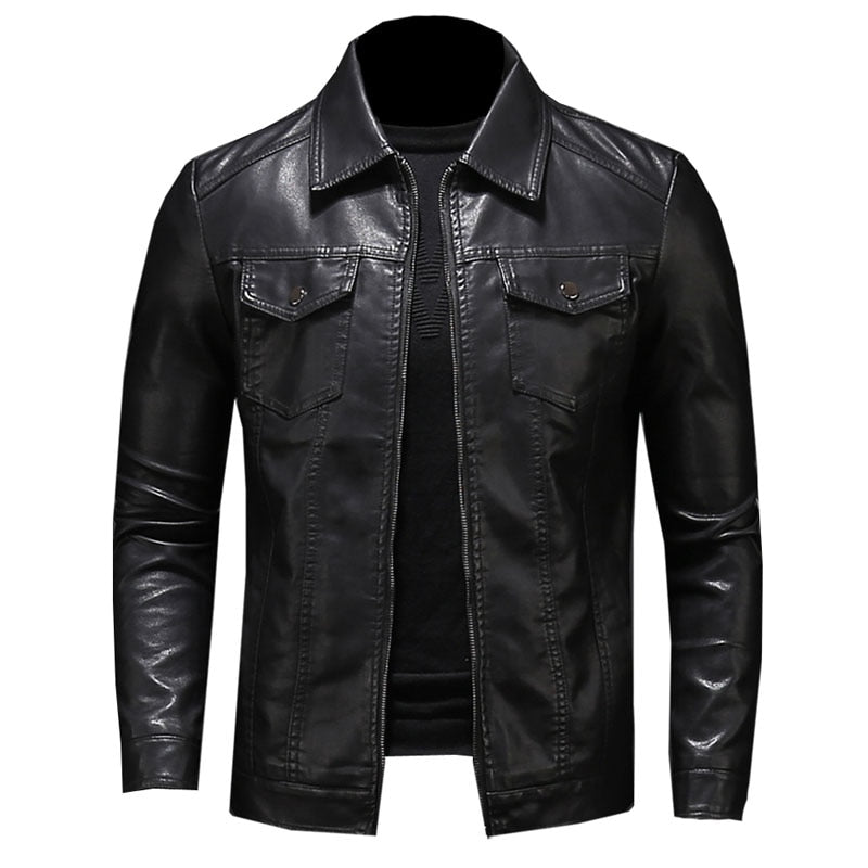 Fashion Faux Leather Jacket