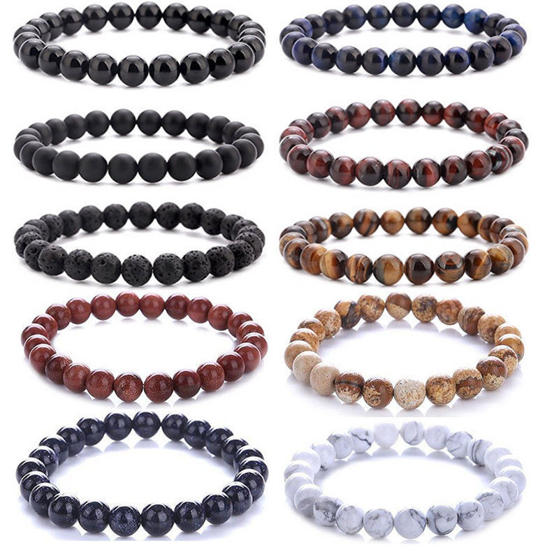Natural Stone Tiger Eye Bracelet