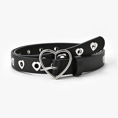 Leather Love Heart Belt