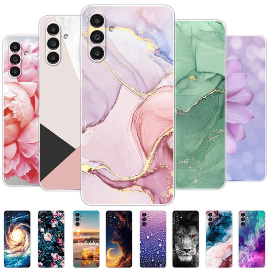 Samsung Marble Painted Silicone Case