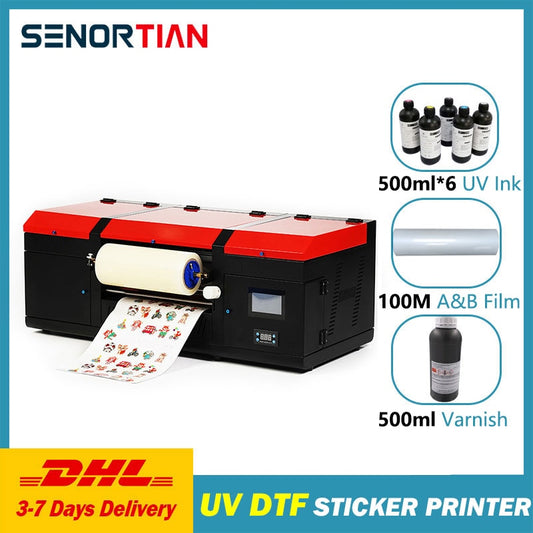2 In 1 UV Dual Sticker Printer