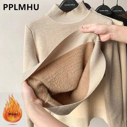 Cable Knit Turtleneck Sweater
