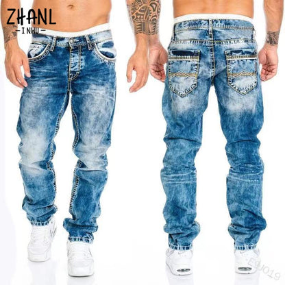 Vintage Wash Baggy Jeans