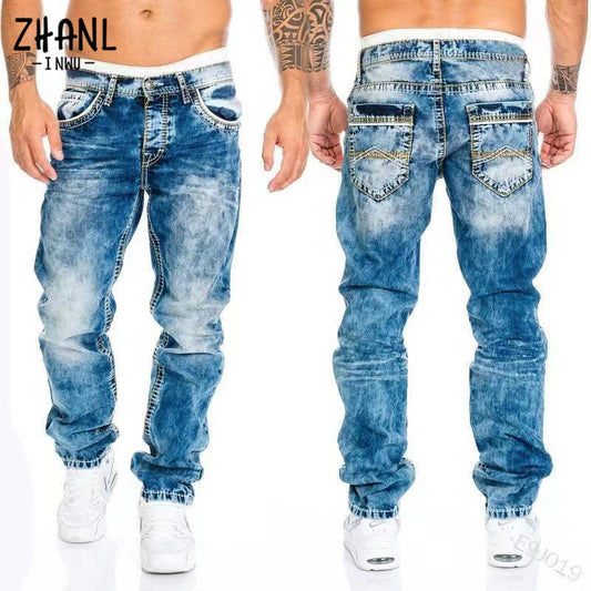 Vintage Wash Baggy Jeans