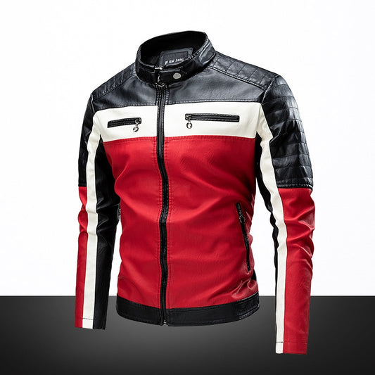 Faux Leather Biker Jacket