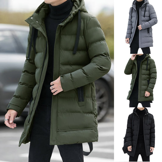 Long Warm Puffer Jacket