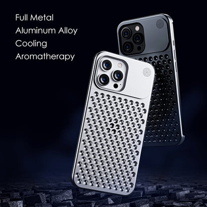 Luxury Metal Cooling Phone Case For iPhone