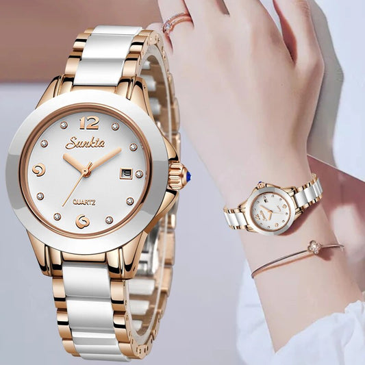 LIGE Rose Gold Watch